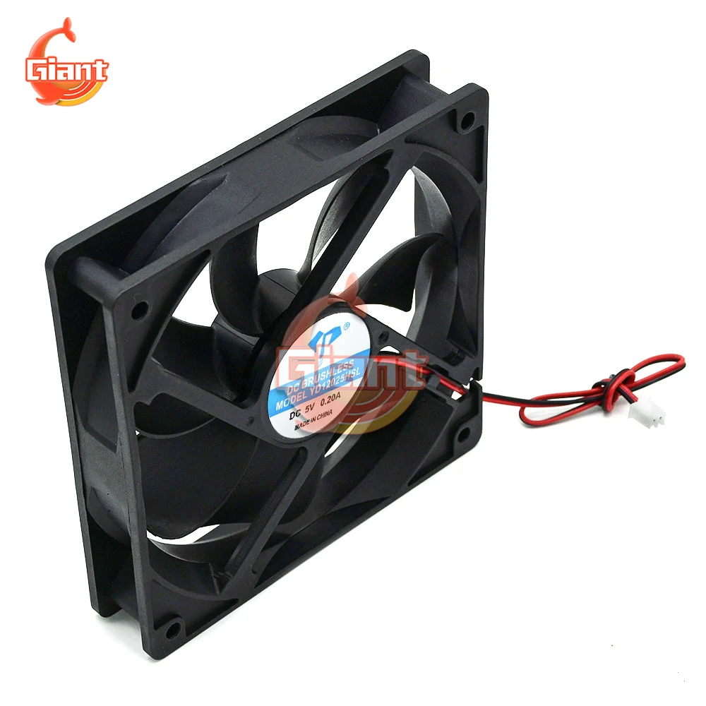 5V 12V 24V 120mm 12025 Ball Cooling Fan 120x120x25mm PWM 2PIN DC Cooler Fan for PC Computer Case