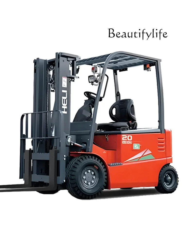 

Heli electric forklift four-wheel seat fully automatic stacking lift forklift