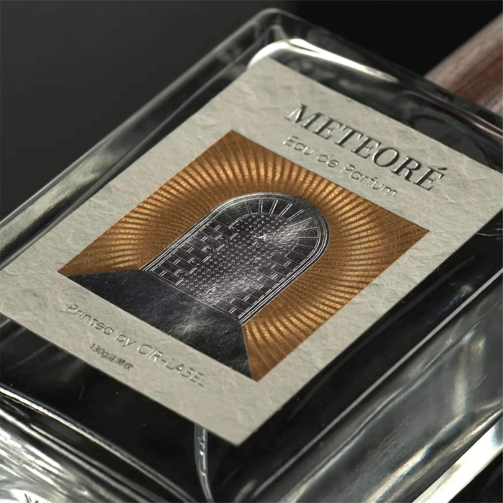 Custom Luxury Perfume Labels｜Foil Stamping｜Embossed Finish