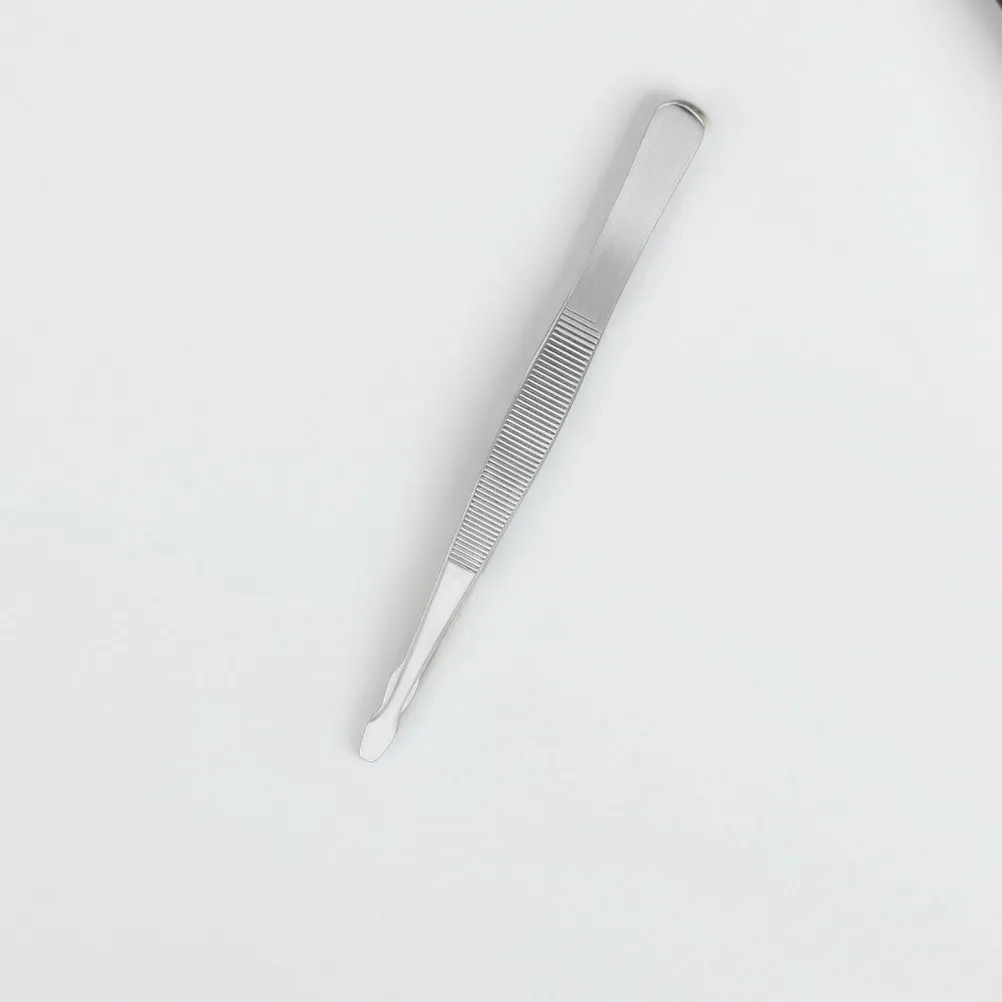 2Pcs Precision Stamp Tweezers Stainless Steel Philately Collecting Tools Anti Static Flat Tip for Delicate Stamp Handling and - view 2
