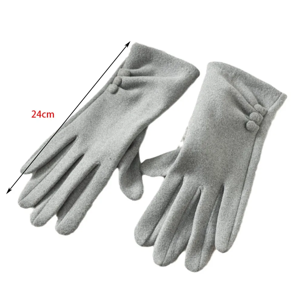 Nuevo Guantes de invierno con pantalla táctil, manoplas cálidas para conducir con dedos completos, guantes de esquí,