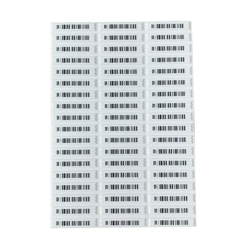 Imagem -06 - Etiqueta Anti-roubo em Etiqueta em Gate Sensor Etiqueta Macia Etiqueta Segurança no Varejo 58khz am Supermercado 5000 Pcs por Lote