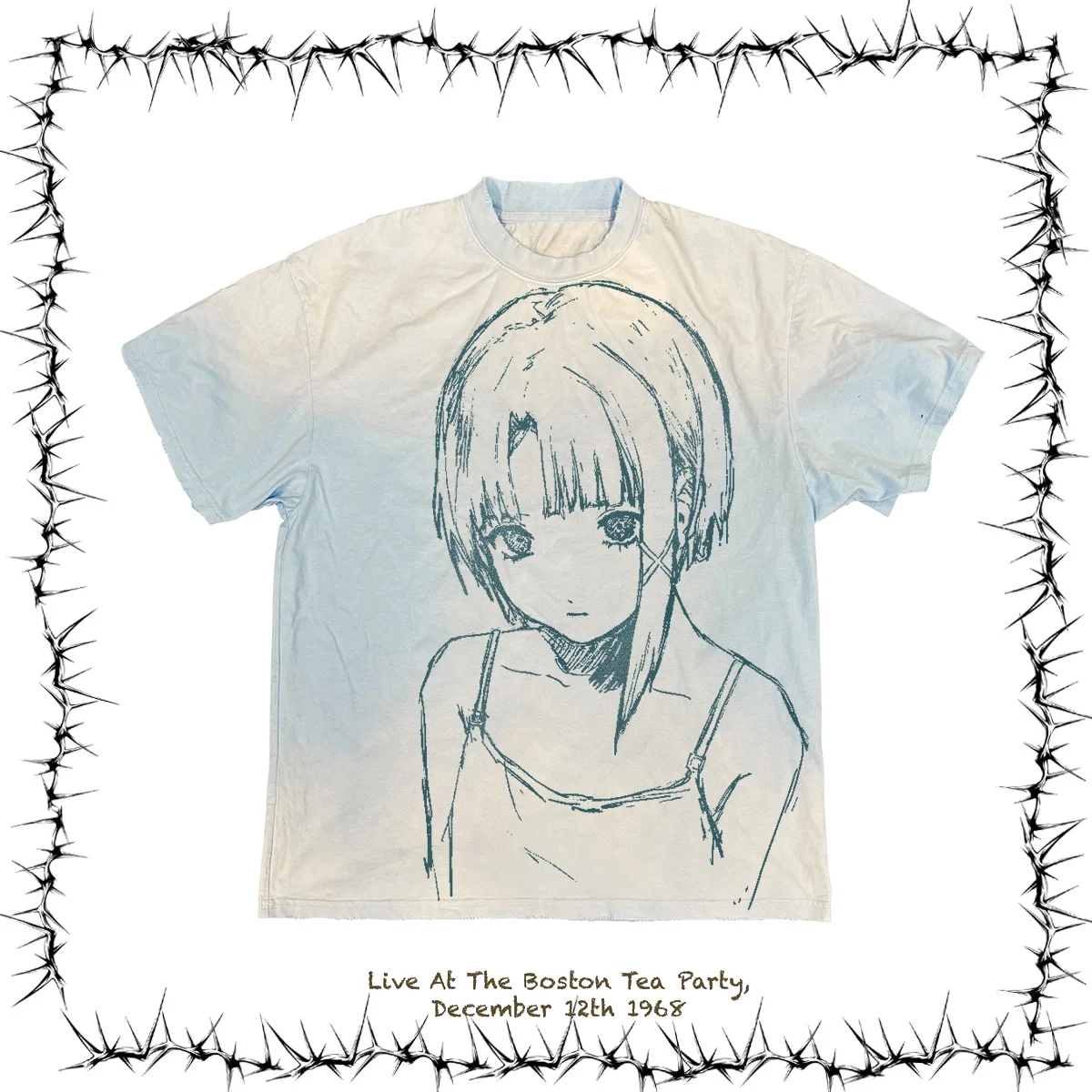 

Винтажная негабаритная готическая футболка с 3D принтом субкультуры, футболка Harajuku Street Wear EMO GIRL, быстросохнущая футболка в стиле хип-хоп Y2K