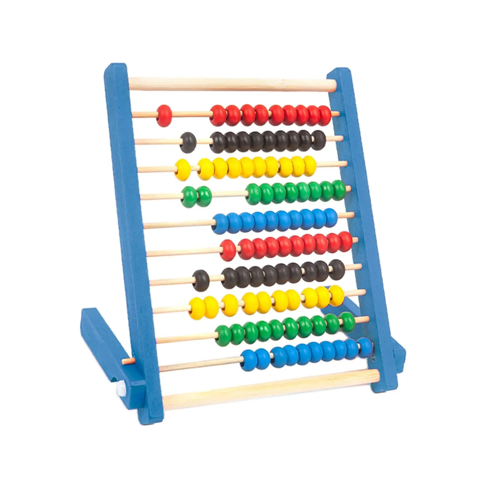 Wooden Abacus Toy Educational Tools Development Addition and Subtraction for Elementary Kids Kindergarten Children Boys Girls