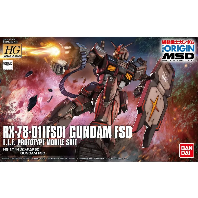 

В наличии Bandai Genuine HG RX-78-01(FSD) Gundam FSD Gundam аниме фигурка в сборе модель игрушки подарки