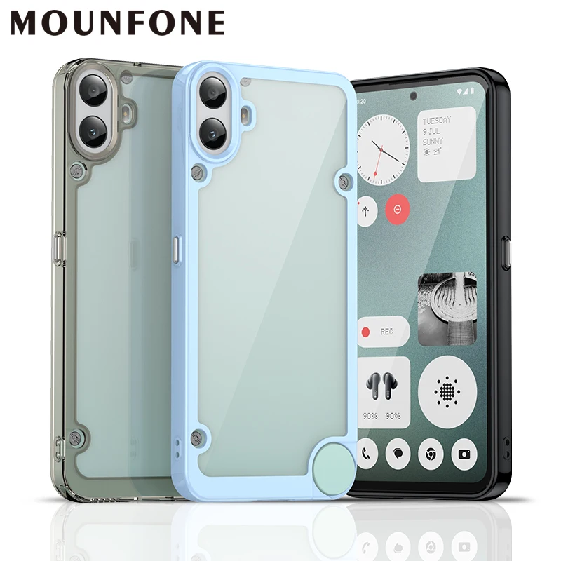 Bunte Schutzhülle für Nothing Phone CMF Phone 1, stoßfeste Rückseite