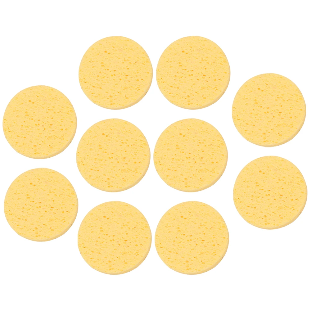 

10Pcs Exfoliating Facial Cleansing Sponges Soft Makeup Removal Puff Skin Care Face Sponge Pads Make Up Sponge Facial Sponges