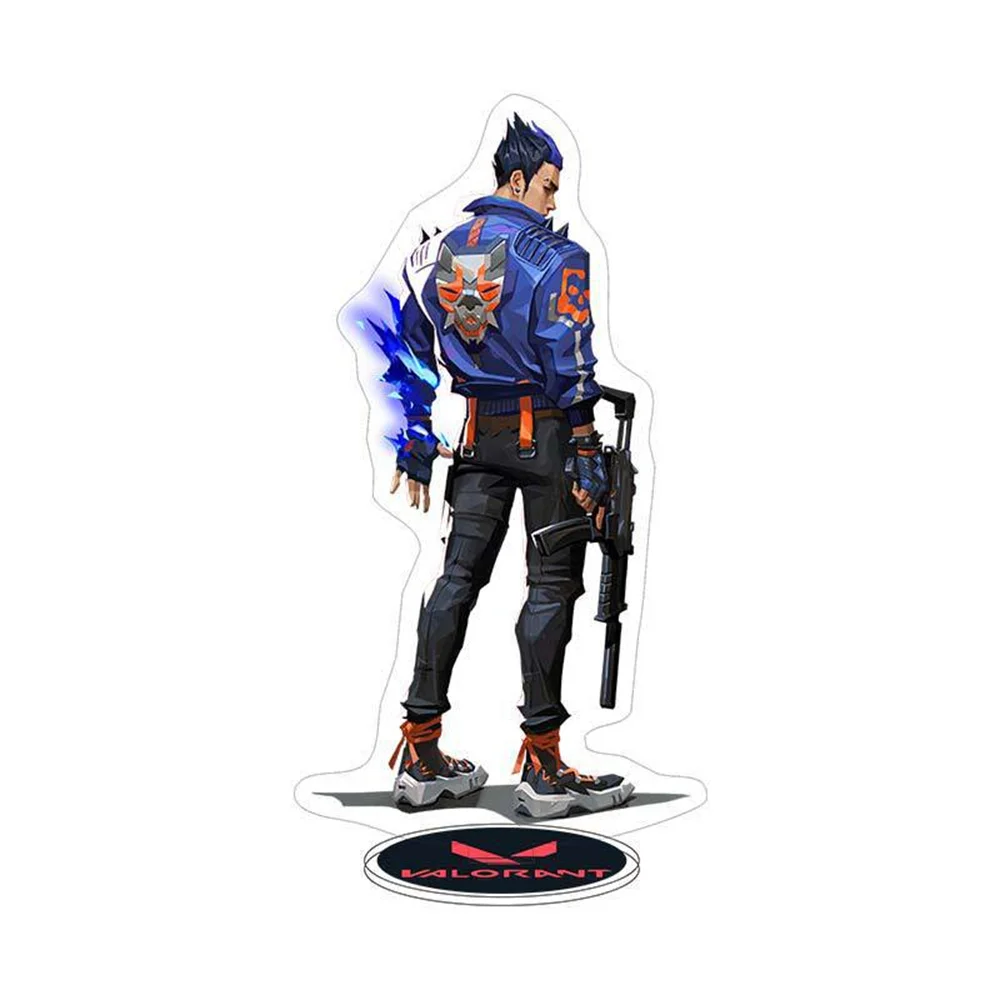 Game Valorant Figures Sage Killjoy Jett Sova Cypher Anime Cosplay Acrylic Stand Model Plate Desk Decor Standing Sign Figure Gift