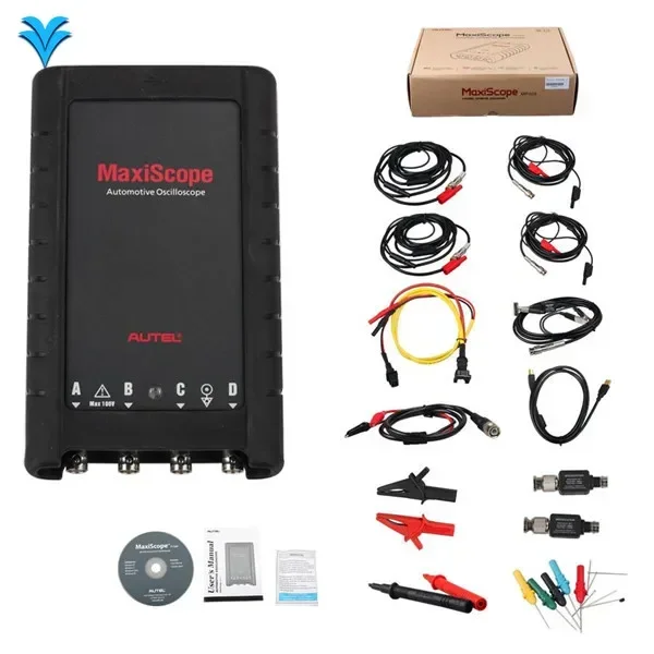 Autel MaxiScope Automotive Oscilloscope MP408 Basic Kit 4-channel 32M Flash Memory 1000 Waveforms Buffer