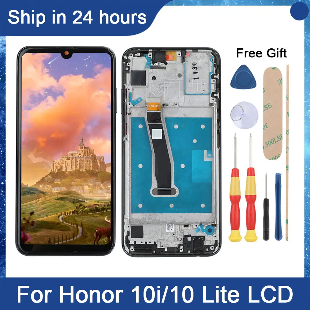 

AiNiCole 6.21'' For Huawei Honor 10i LCD Display Touch Screen Digitizer Assembly Honor 10 Lite HRY-LX1 LCD Screen Replacement