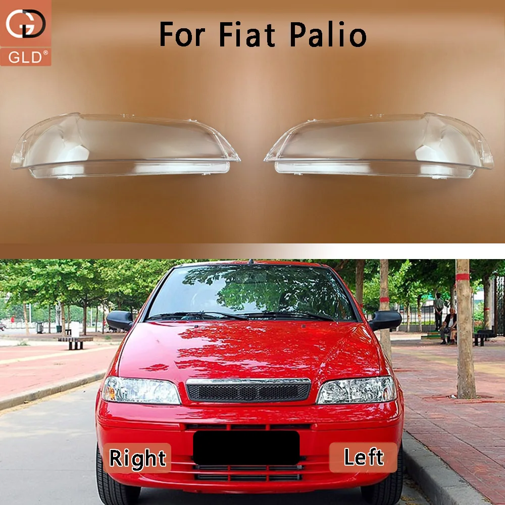 Headlamp Cover Shade Headlight Transparent Lens Lamp Shell Masks Plexiglass Replace Original Lampshade For Fiat Palio