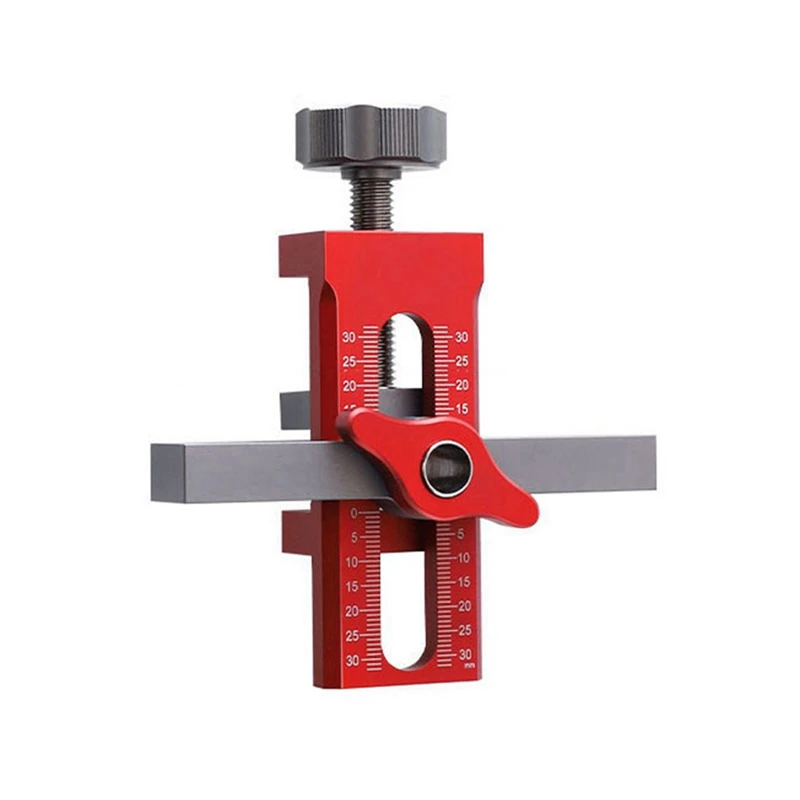 

ABZY-Cabinet Door Mounting Jig Quick Positioning Hole Opening Tool Adjustable Aluminum Cabinet Portable Cabinet Mount Locator