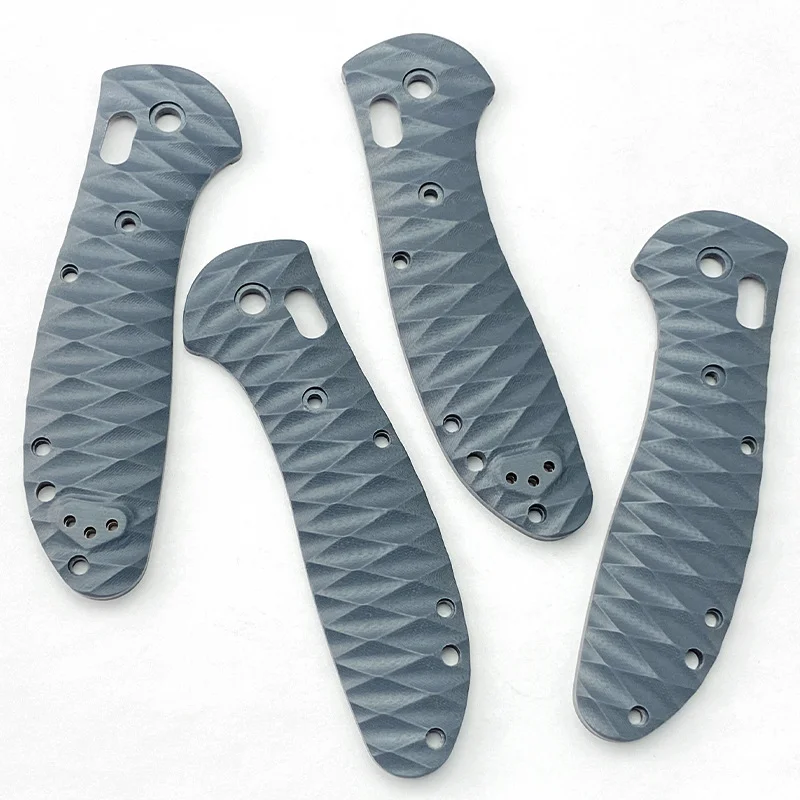 1 Pair DIY Make Accessories Knife Handle Patches Scales for Benchmade Griptilian 551 Folding Knives Tactics Custom Grips Parts