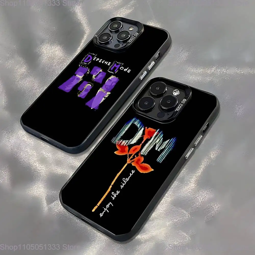 

Band D-Depeche ModeS Phone Case For iPhone 16,15,14,13,12,11,Pro,XS,Max,Plus,Mini,SE Black Candy Matte Shockproof Cover