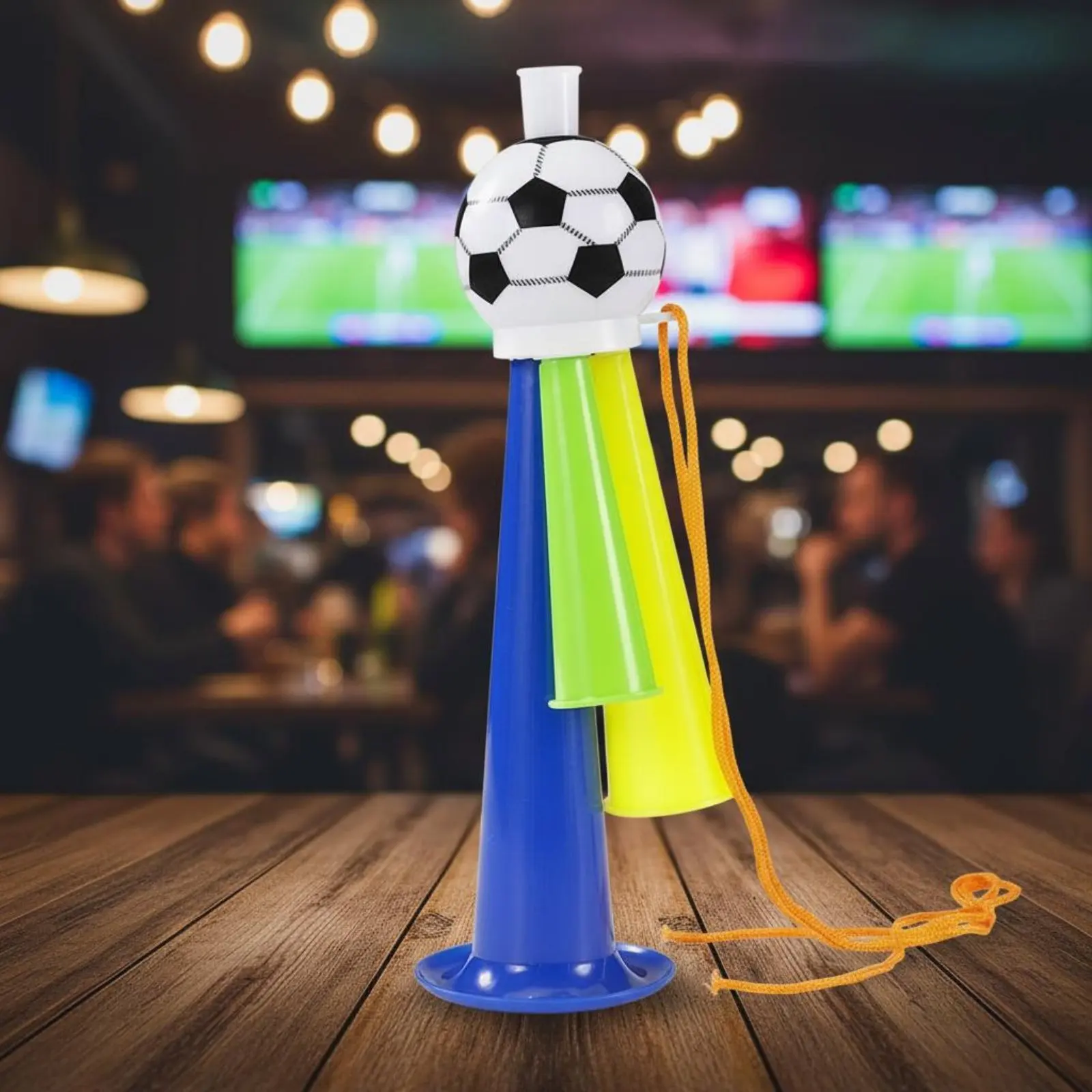 Trompeta Vuvuzela Fácil de Sostener, Trompeta Deportiva para Animar, Trompeta de Fútbol Ligera, Accesorio para Fanáticos, Inodoro, para Aficionados