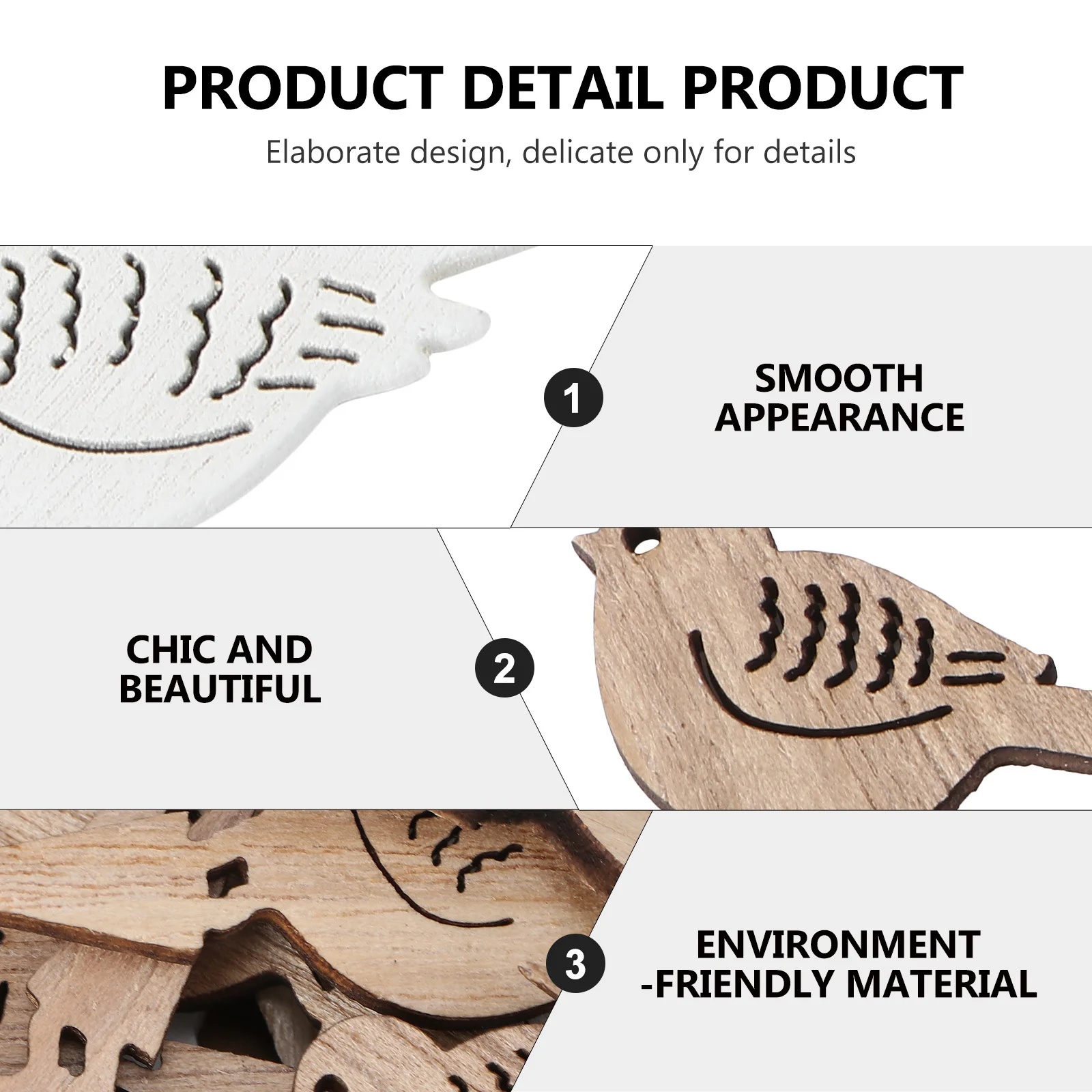 

72Pcs Easter Themed Wood Slices Wooden Craft Decor Cartoon Pattern Festival Decor DIY Home Decoration Easter Wood Slices