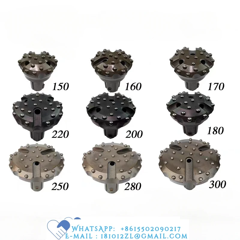 DTH drill bit hammer/low wind pressure drill bit impactor,Ore mining geological bit for high-speed rail,subway,tunnel rock drill