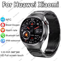 For Huawei GT4 PRO Smart Watch Men Watch 4 Pro AMOLED HD Screen Bluetooth Call GPS NFC Heart rate BloodSugar SmartWatch 2024 New