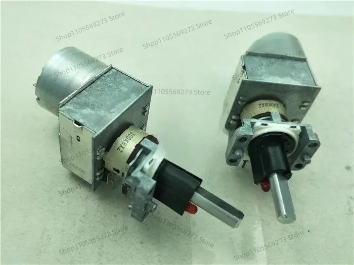 1pc RK16312MCL1TA Motorized Potentiometer, Dual Gang with LED Light & Remote Control, B100K 6 Pin Electronic Component