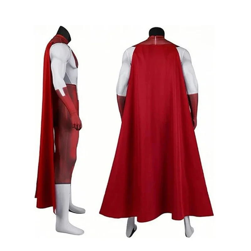 

A;3\v,7'd/Mortal Kombat Cosplay Invincible Omni- Nolan Grayson Jumpsuit Cloak Bodysuit Zentai Costume Man Adult Halw.3;v'6\b/