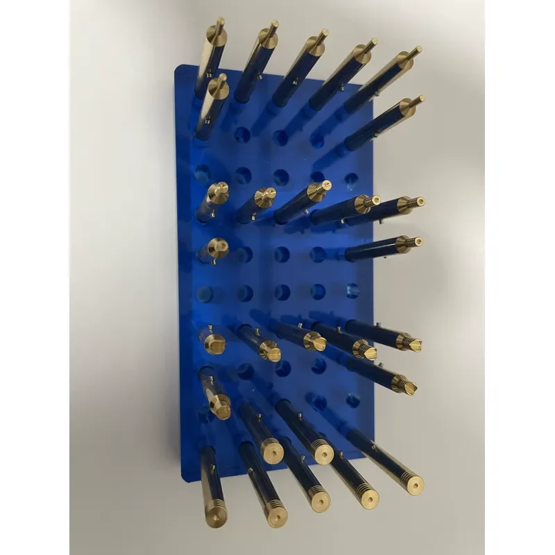 Sticky Stone Rod with Positioning Pin Magnetic Stainless Steel Brass Material Clamping Outer Diameter 6.0mm Total Length
