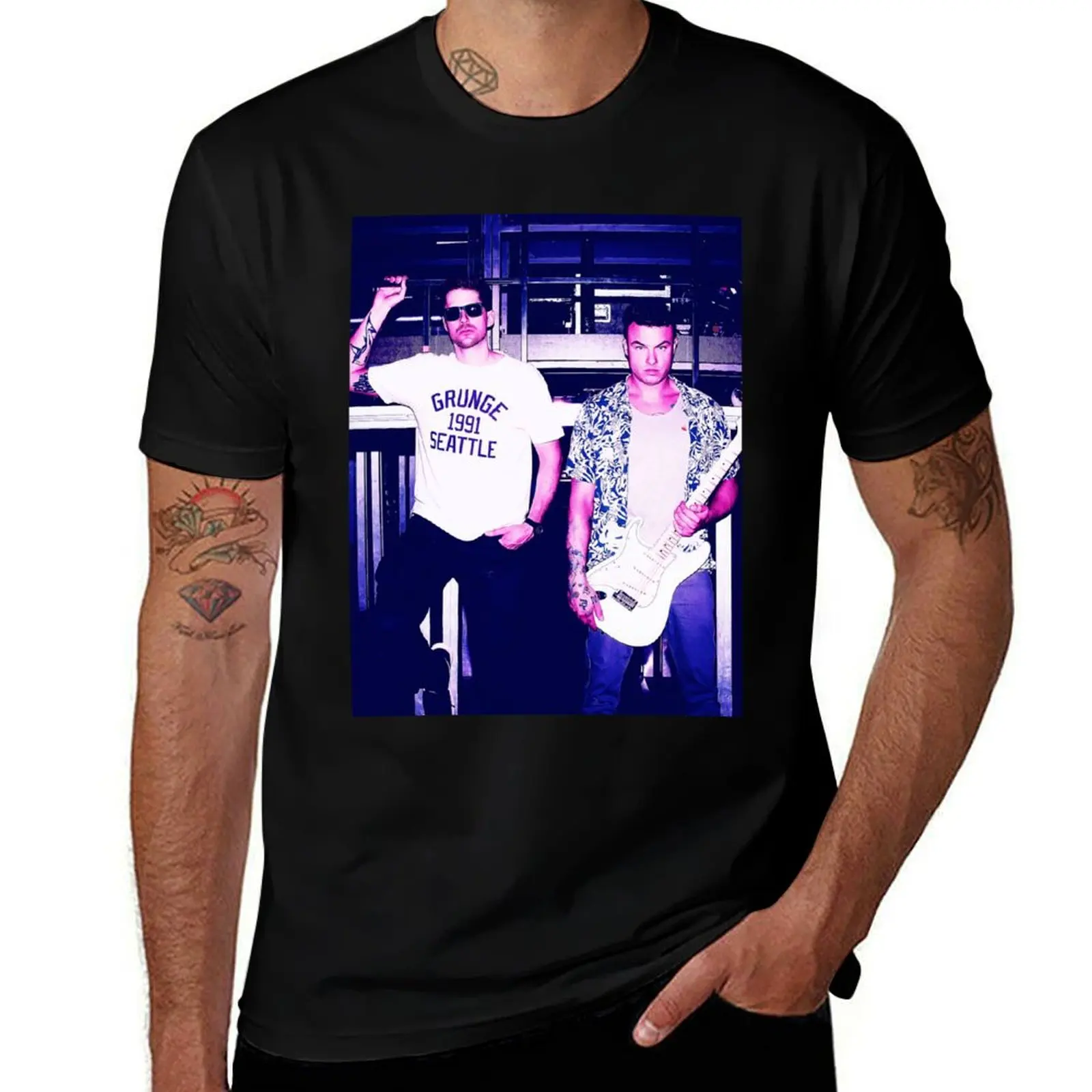 SDP oil painting cyberpunk 2 T-Shirt t shirts for man graphic funny printed t shirts for man man t shirt graphic T-Shirt