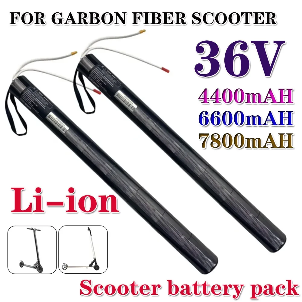 

36V 4400mAH 6600mAH 7800mAH Lithium ion Battery Pack for Carbon Fiber Electric Scooter Battery
