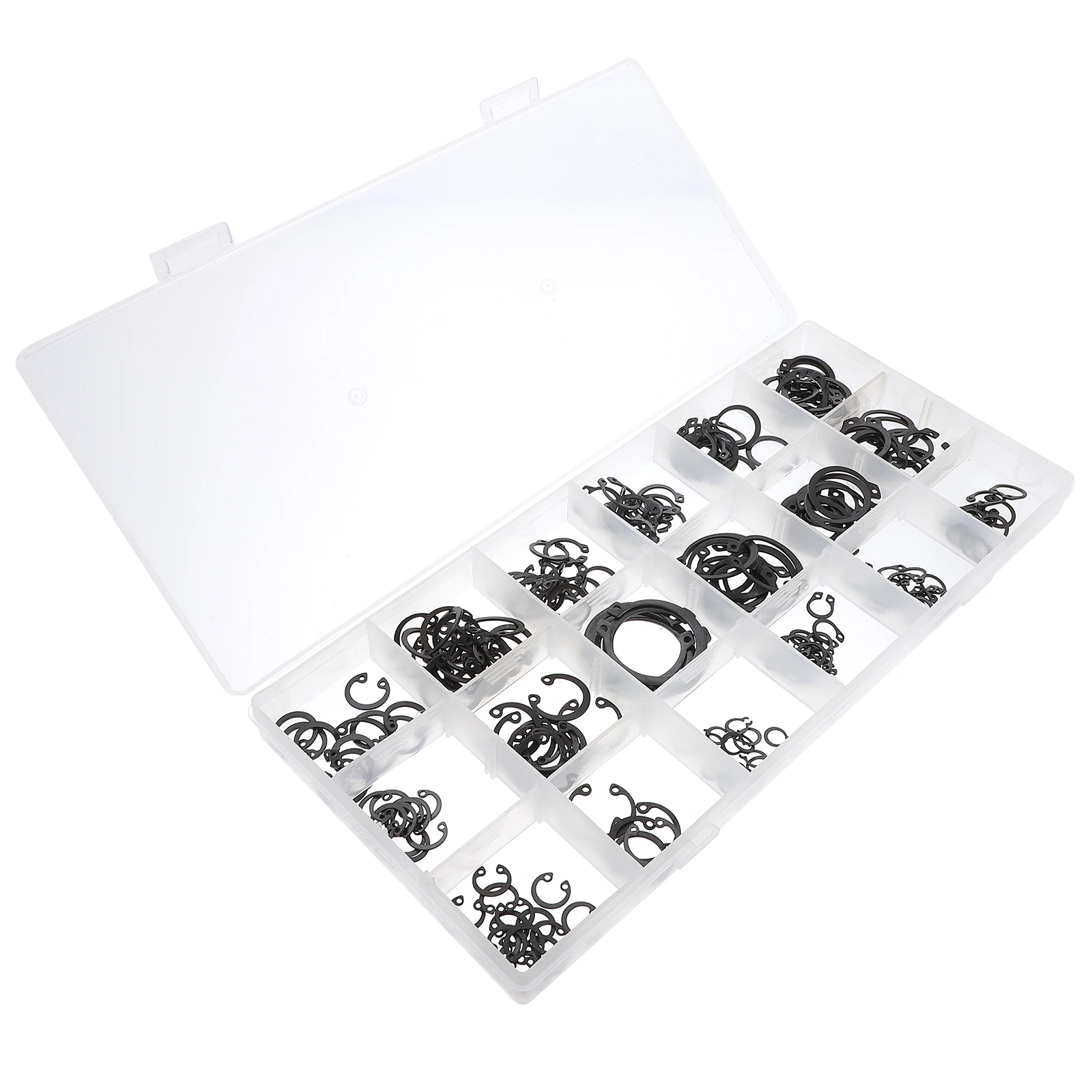 

1 Set Carbon Steel C-Clip Shaft Retaining Ring Snap Ring Corrosion Resistant External Clip For Bearings C-Shaped Washer