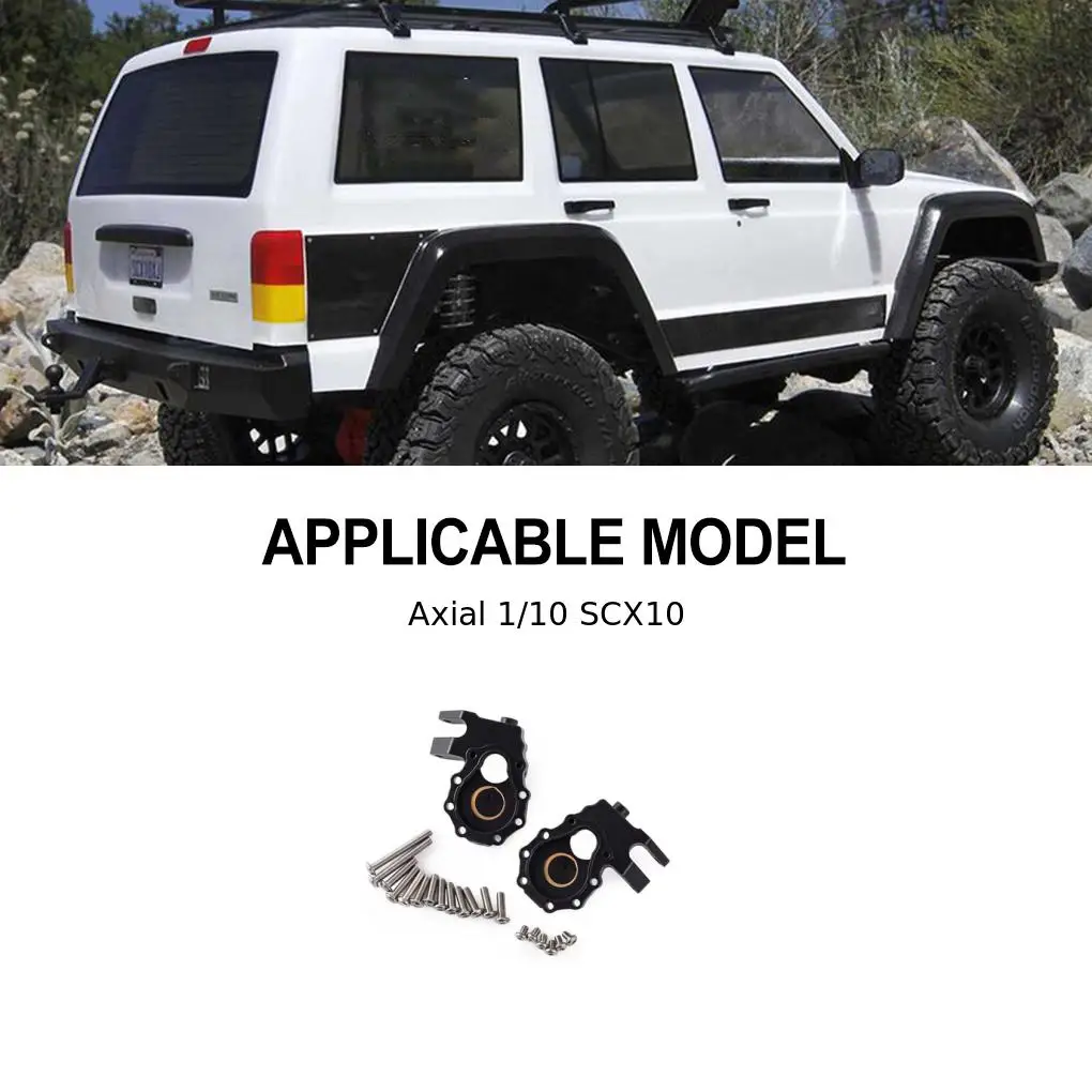 

RCGOFOLLOW прочный держатель рулевой ступицы из алюминиевого сплава для поворотных кулаков рулевого блока 1/10, осевой SCX10 TRX4 TRX6, черный