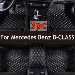 Custom Car Floor Mats For Mercedes Benz B-CLASS W245 W246 W247 2005-2023 B160-B250 Auto Carpets Foot Coche Accessorie
