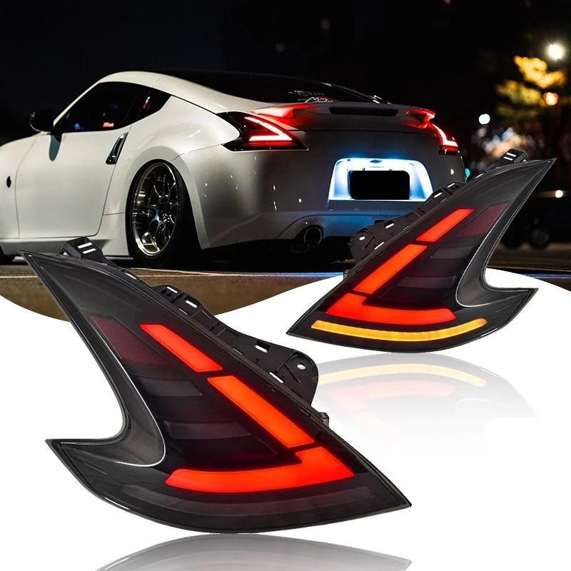 

Комплект из 2 штук для 370Z 2008-2019: Обновленные задние LED-фонари Z34, стоп-сигналы и указатели поворота