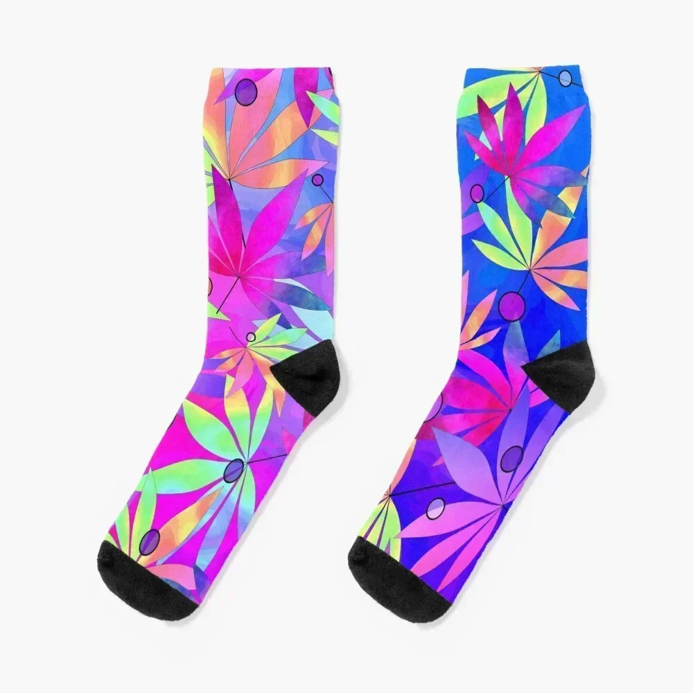 

Whimsical Weed Socks cartoon christmas gift retro with print Men's Socks Luxury Women's