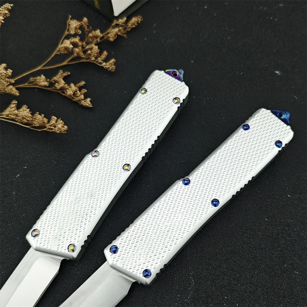 Multifunctional Outdoor Knife High Hardness D2 Blade T6 Aluminum Handle AU TO Tactical Tool Survival Camping Hunting Knife