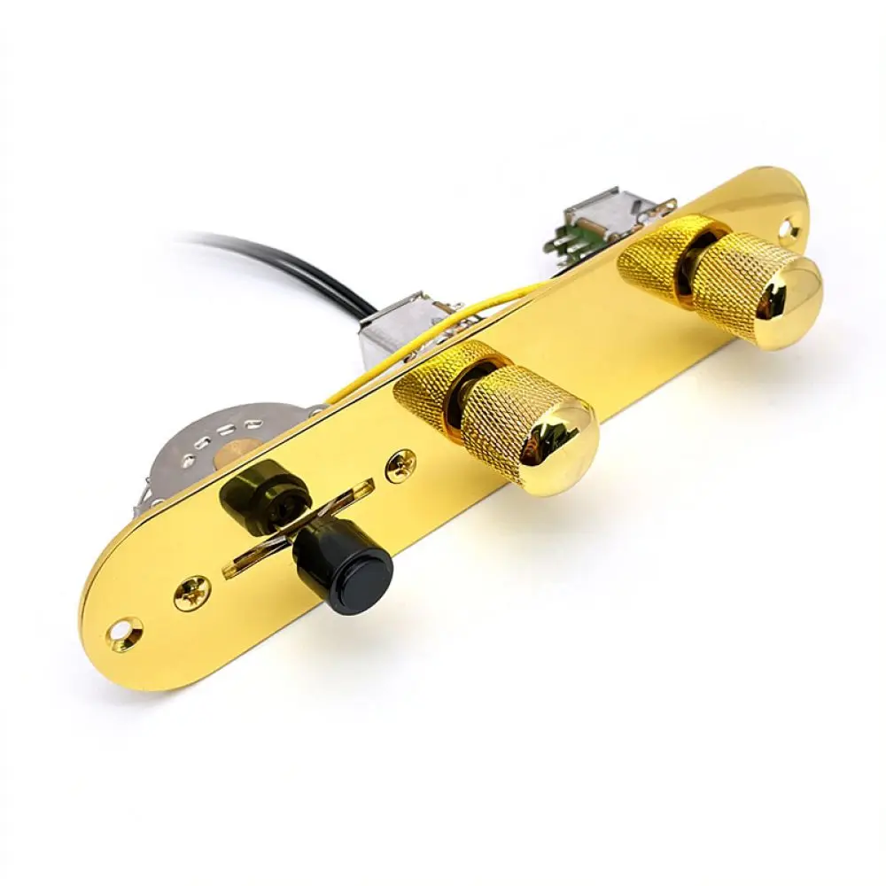 Electric Guitar Prewired Harness For TL Style Control Plate 250K Push Pull Potentiometer Split Coil Circuit Upgrade Component