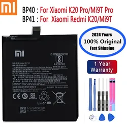 샤오미 미 9T 프로 Mi9T 레드미 K20 프로 K20Pro 용 오리지널 배터리, 휴대폰 배터리 및 도구, BP40 BP41, 4000mAh, 2024 년 100%