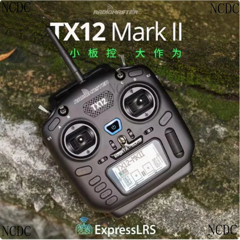 Radiomaster TX12MKII ELS/CC2500 OPENTX Open Source Racing Drone Remote Controller