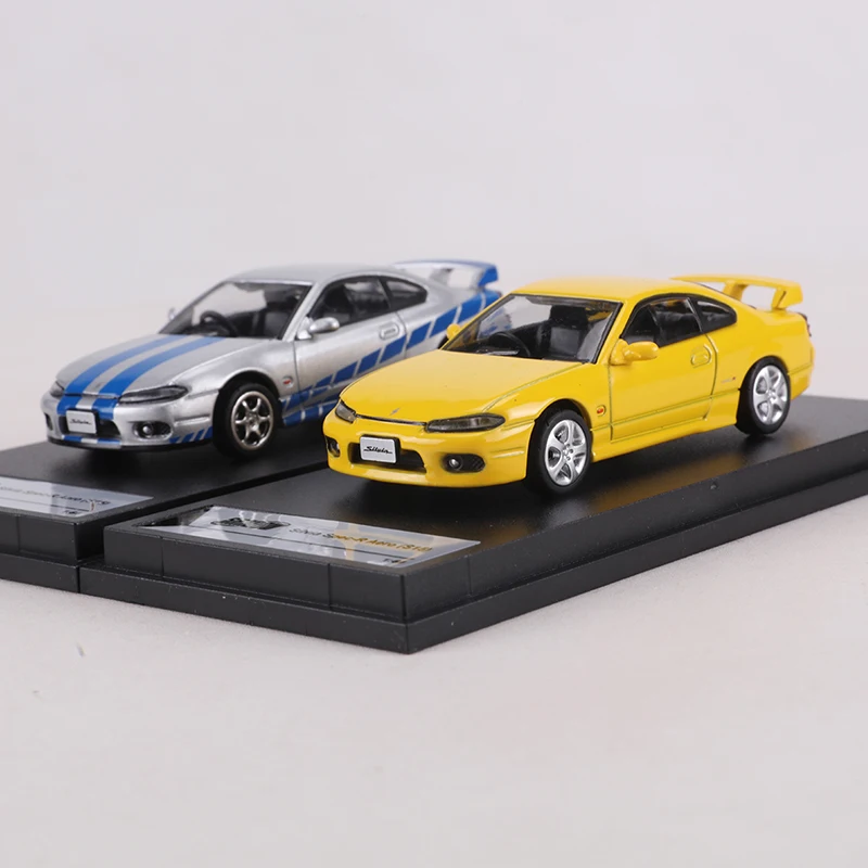 

SHADOW 1:64 Silvia Spec-R Aero S15 Alloy simulation car model toy collection display piece