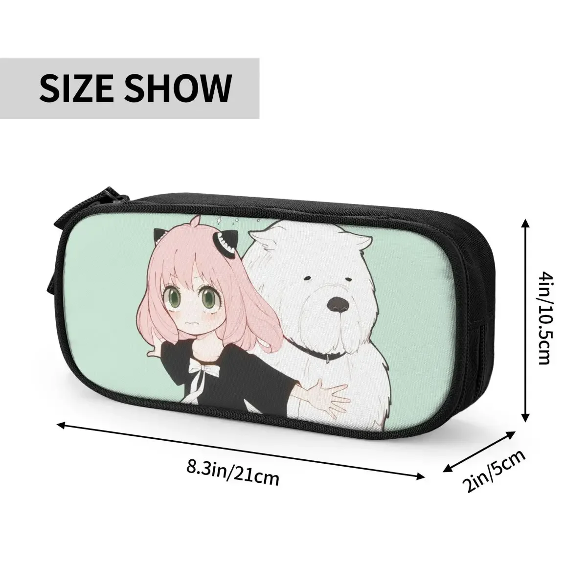 لطيف لطيف جاسوس X الأسرة مقلمة أنيمي مقلمة حامل قلم للطلاب أكياس تخزين كبيرة الطلاب الهدايا المدرسية القرطاسية #6