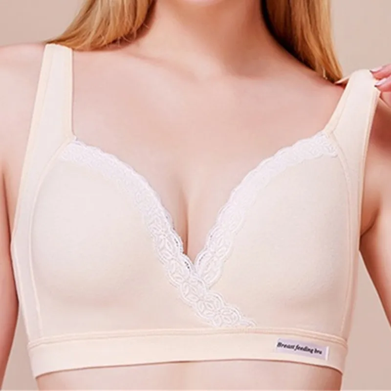 

Maternity Nursing Bras Clothing Cotton Breastfeeding Bra for Pregnant Women Pregnancy Sleep Underwear Soutien Gorge Allaitement