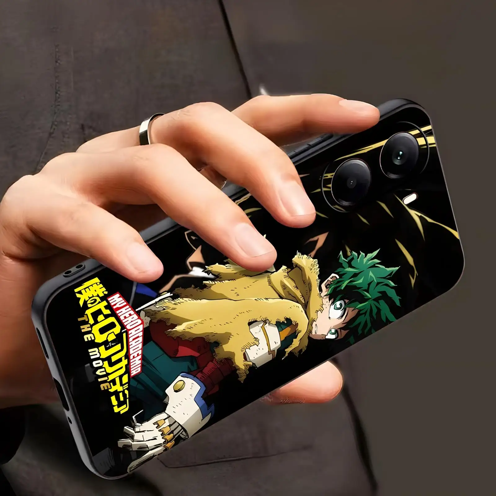 Deku My Hero Academia  Phone Case For Xiaomi POCO M7 M6 M5 X7 X6 X5 F7 F6 F5 Pro 5G Soft black Shockproof Cover view 2