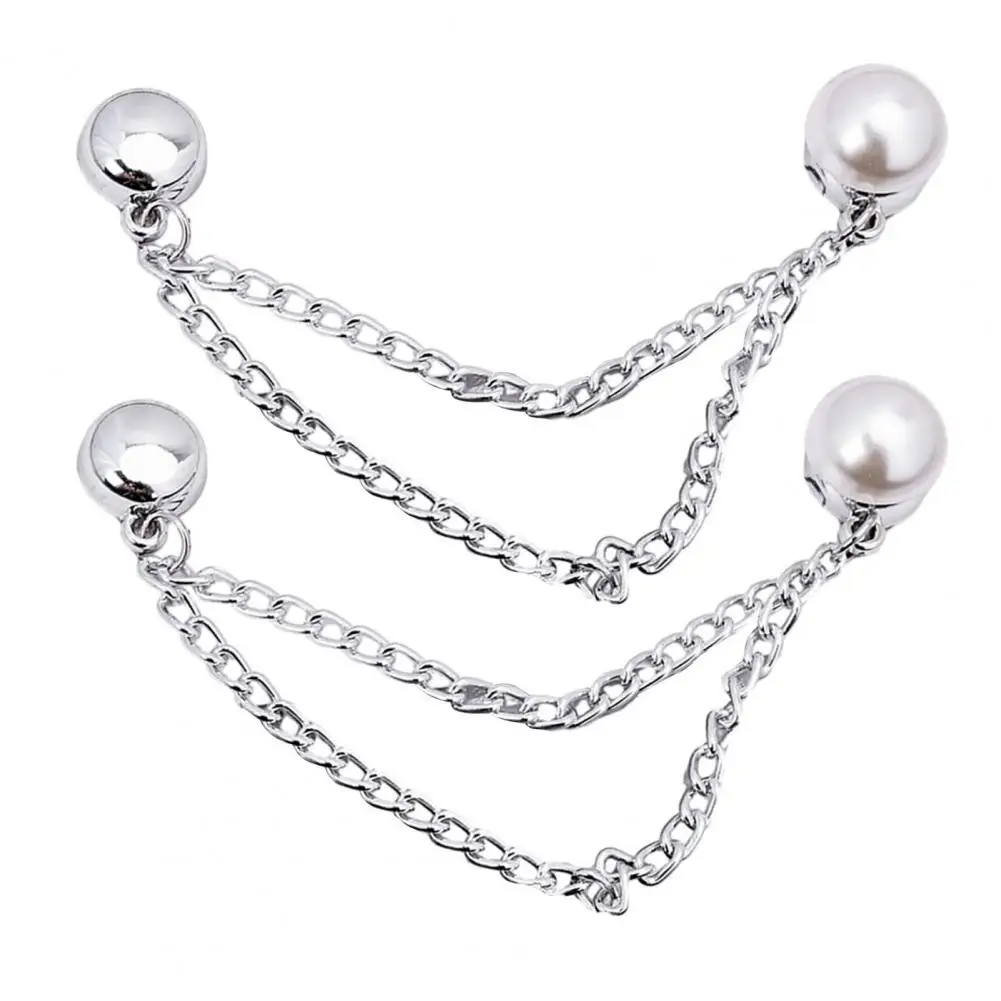 

Металлический магнитный зажим, магнитные зажимы для одежды с цепочкой, многофункциональные металлические магнитные булавки для одежды для мужчин и женщин, шарф, рубашка, рукав