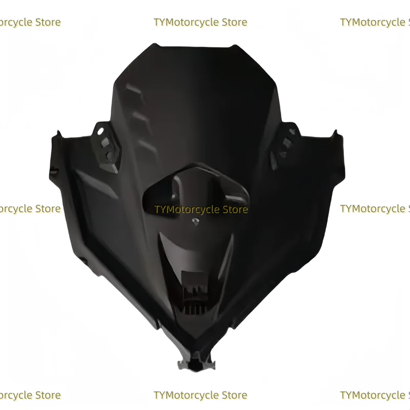 Black Front Upper Fairing Headlight Cowl Nose Head Inner Cover Fit for Kawasaki Ninja 650 Ninja650 ER-6F ER6F EX650 2021-2023