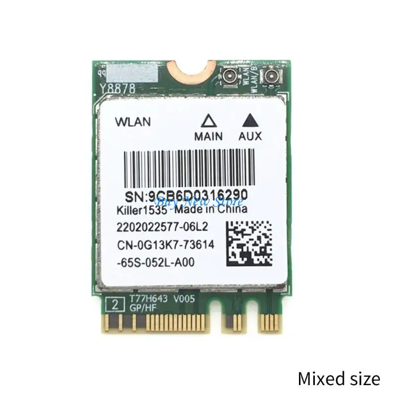 20CE 1535 NetworkCard Killer1535 Wireless WIFI Adapter DualBand 2.4+5G Dualband 1200M