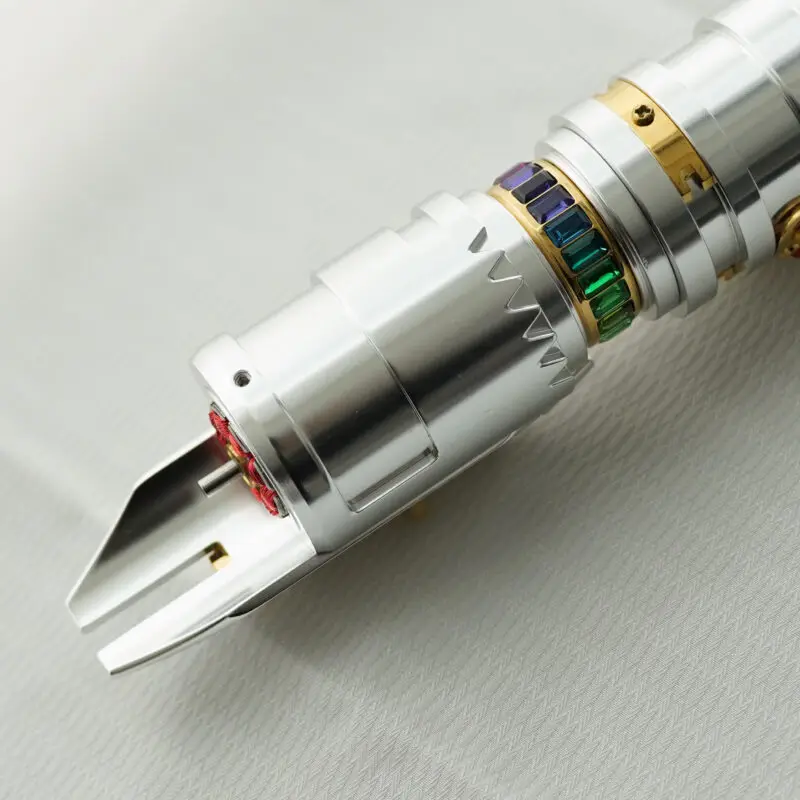 89SABERS Annulus laser Lightsaber Semua bahan logam Replika prop film ukuran 1:1 dengan 19 set font suara dan efek cahaya