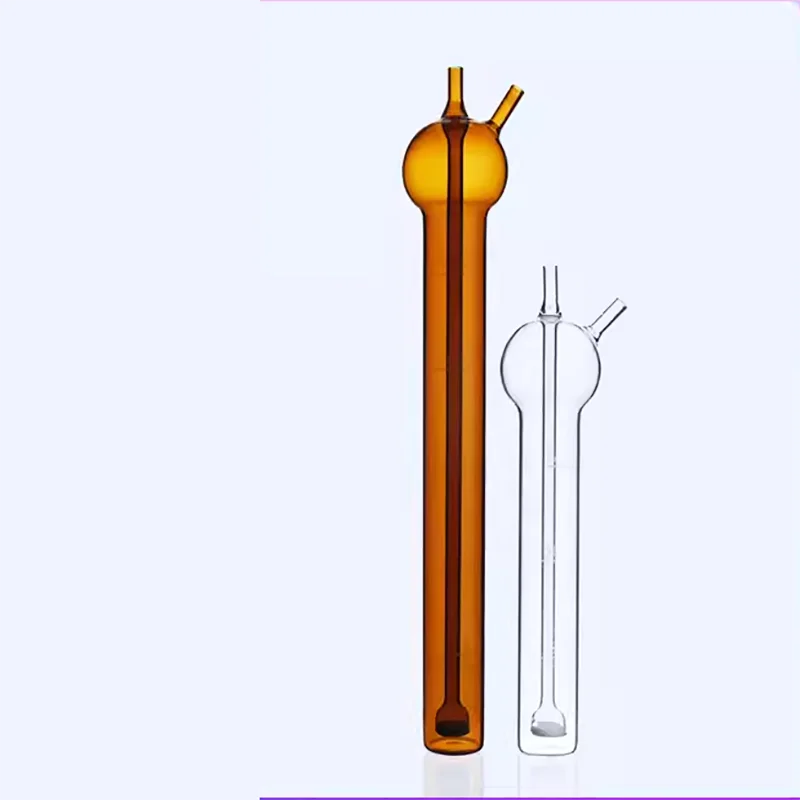 

25/50/75/125ml transparent brown sulfur dioxide absorption bottle absorption tube environmentally friendly absorption bottle