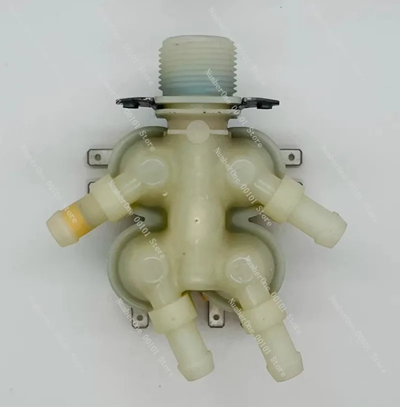 DC62-00214N Water Inlet Valve 220V for WD90K6410OX, 4-Way Solenoid Valve for Drum Washing Machine Part