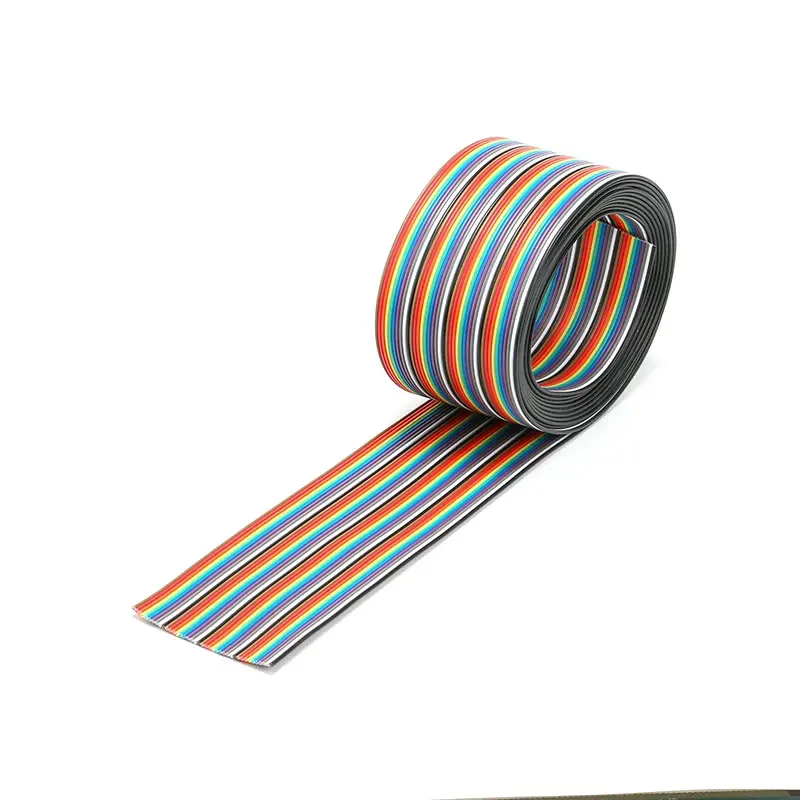 14P 5M 1.27mm DuPont Cable Rainbow Flat Line for DIY