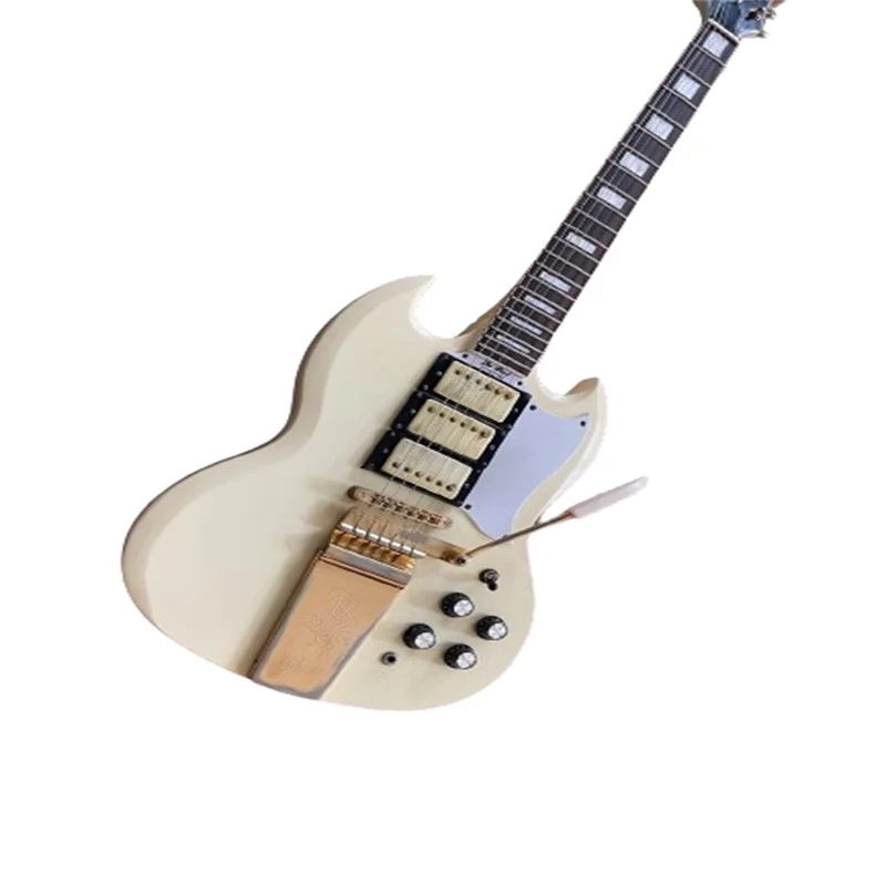 

Flerigh Milk White SGA Three Pickup Electric Guitar