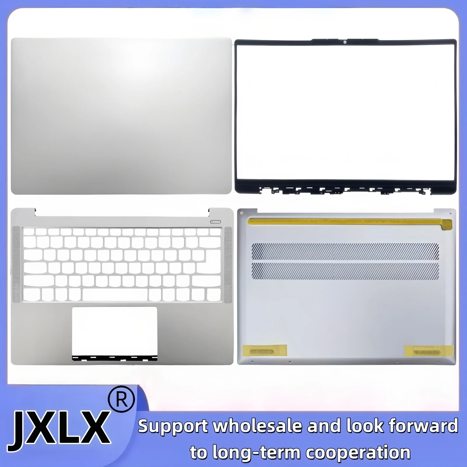 

JXLX ® Новинка для Lenovo Xiaoxin 14 IAH8 IRL8 ABR8 Slim 5 14 2023, задняя крышка ЖК-дисплея для ноутбука/передняя панель/крышка подставки для рук/нижняя крышка