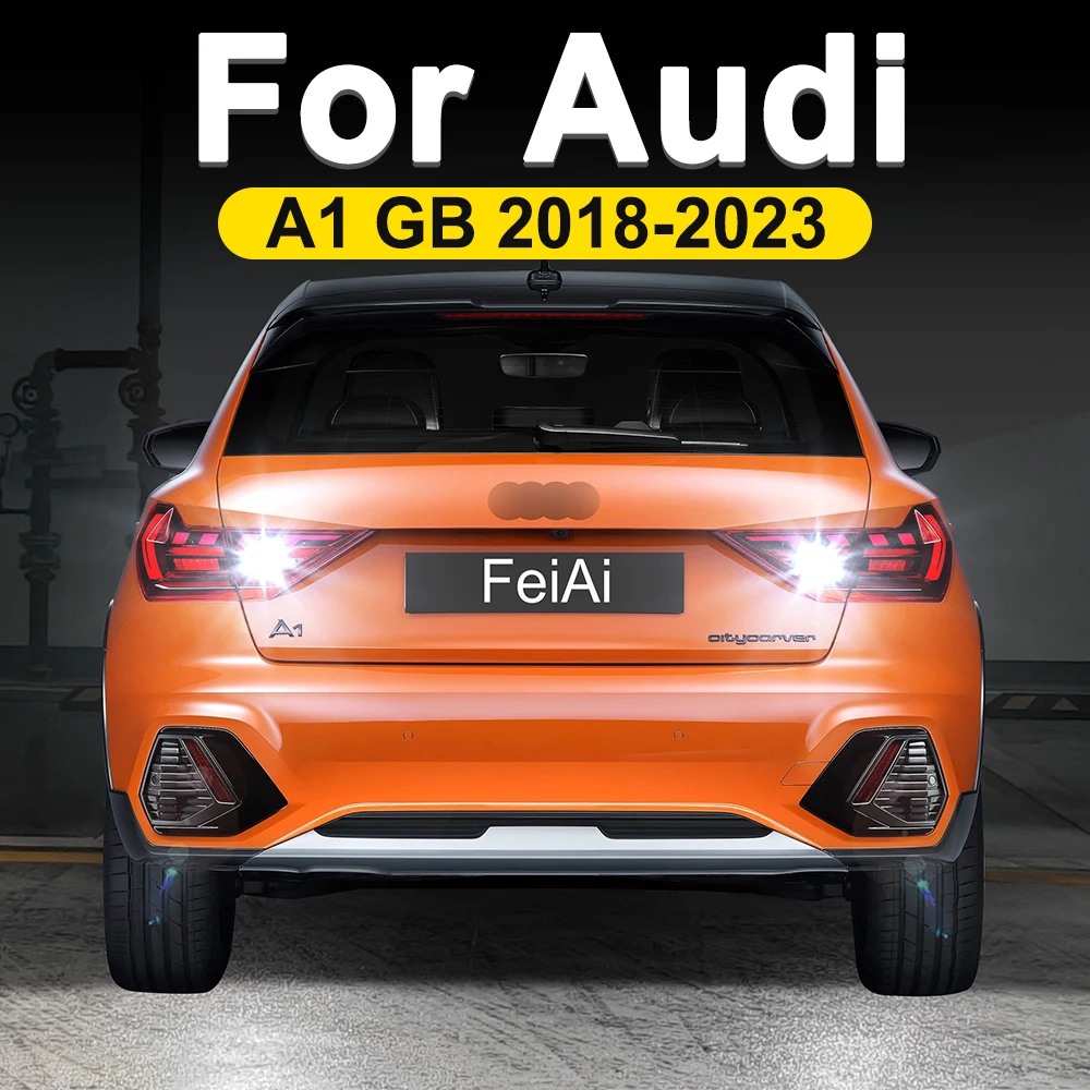

Для Audi A1 GB Светодиодные резервные лампы заднего хода Автомобильный фонарь заднего хода A1 Sportback GB 2018 2019 2020 2021 2022 2023 Белый задний фонарь